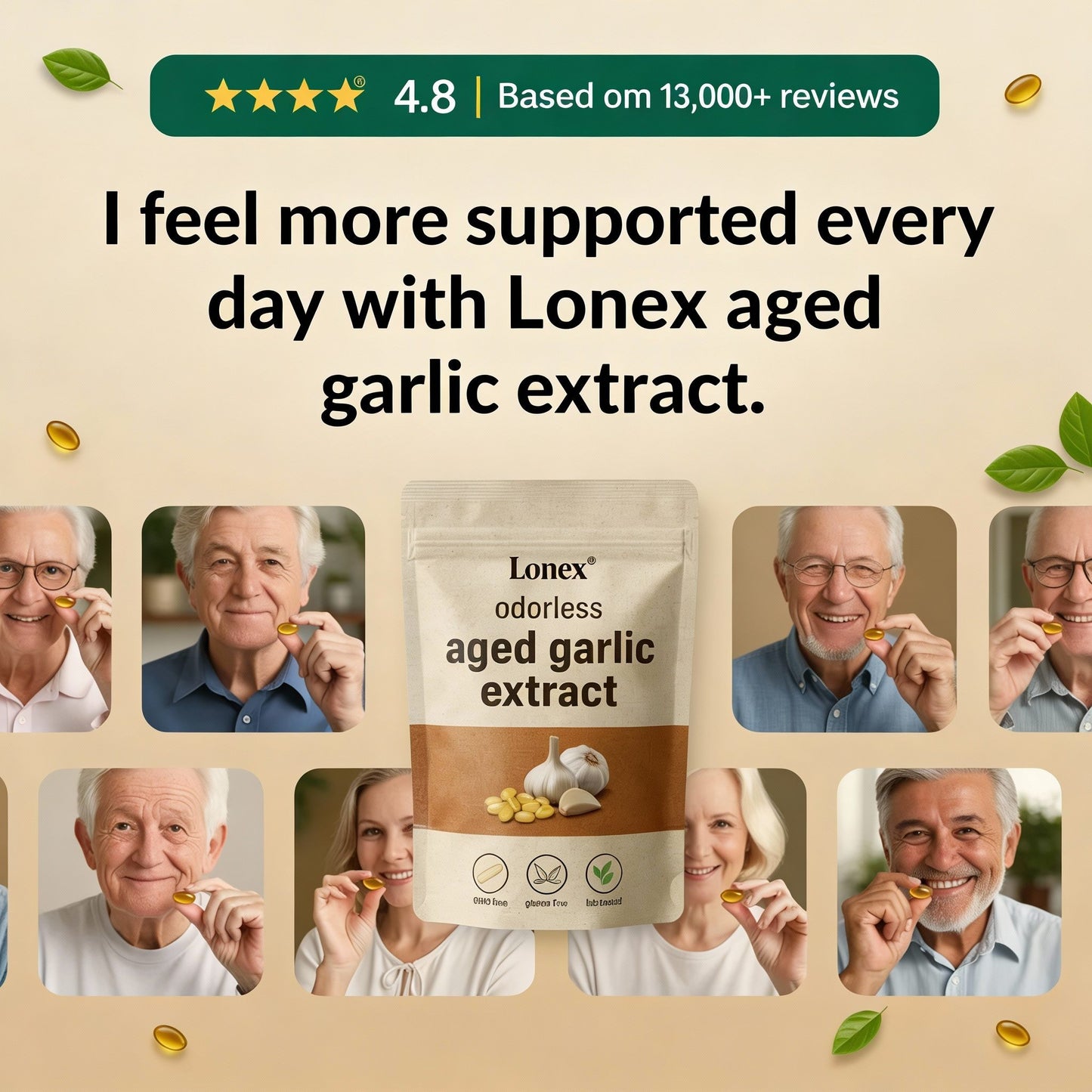Aged Garlic Extract - 7500mg Odorless Softgels