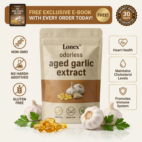 Aged Garlic Extract - 7500mg Odorless Softgels